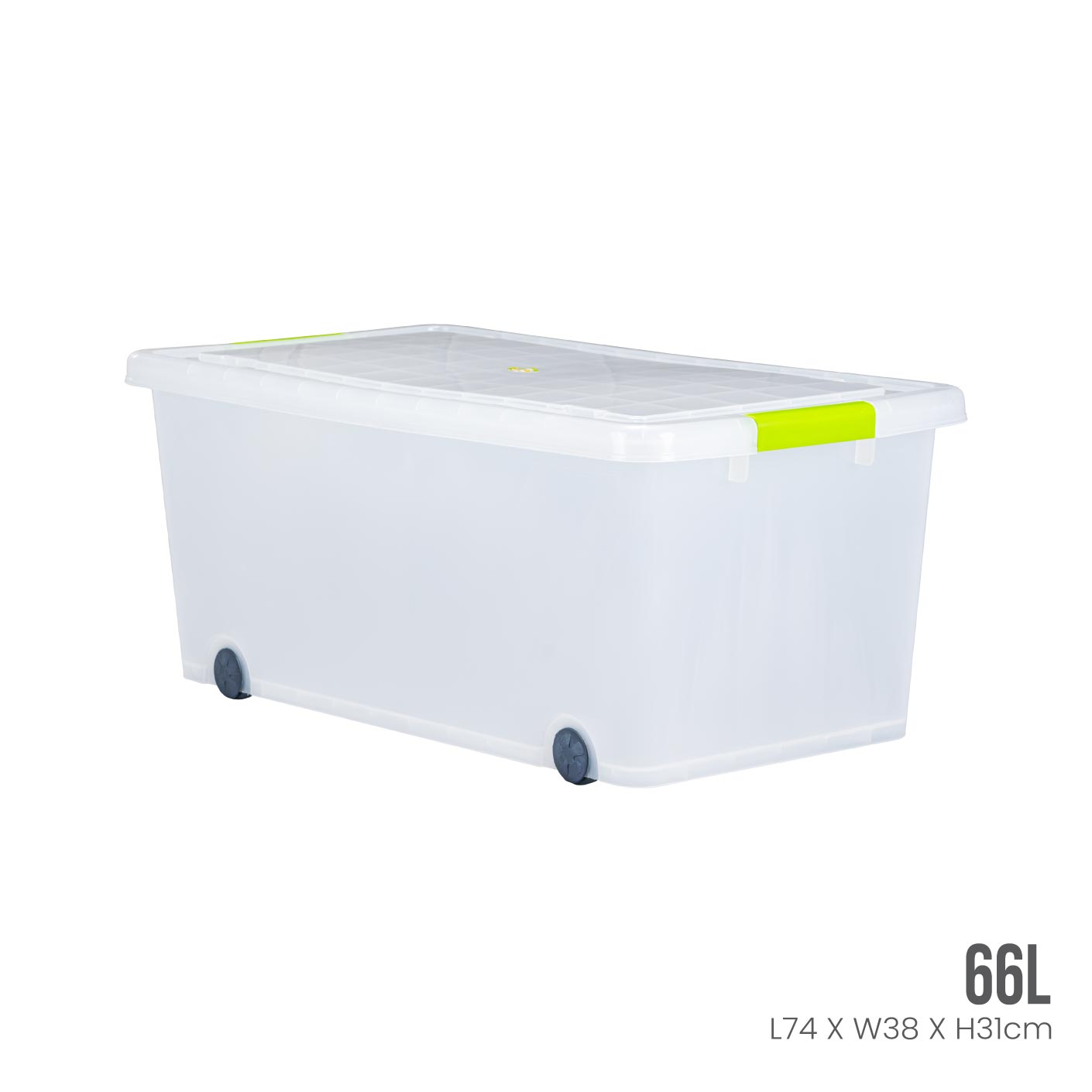 Long storage best sale bins with wheels